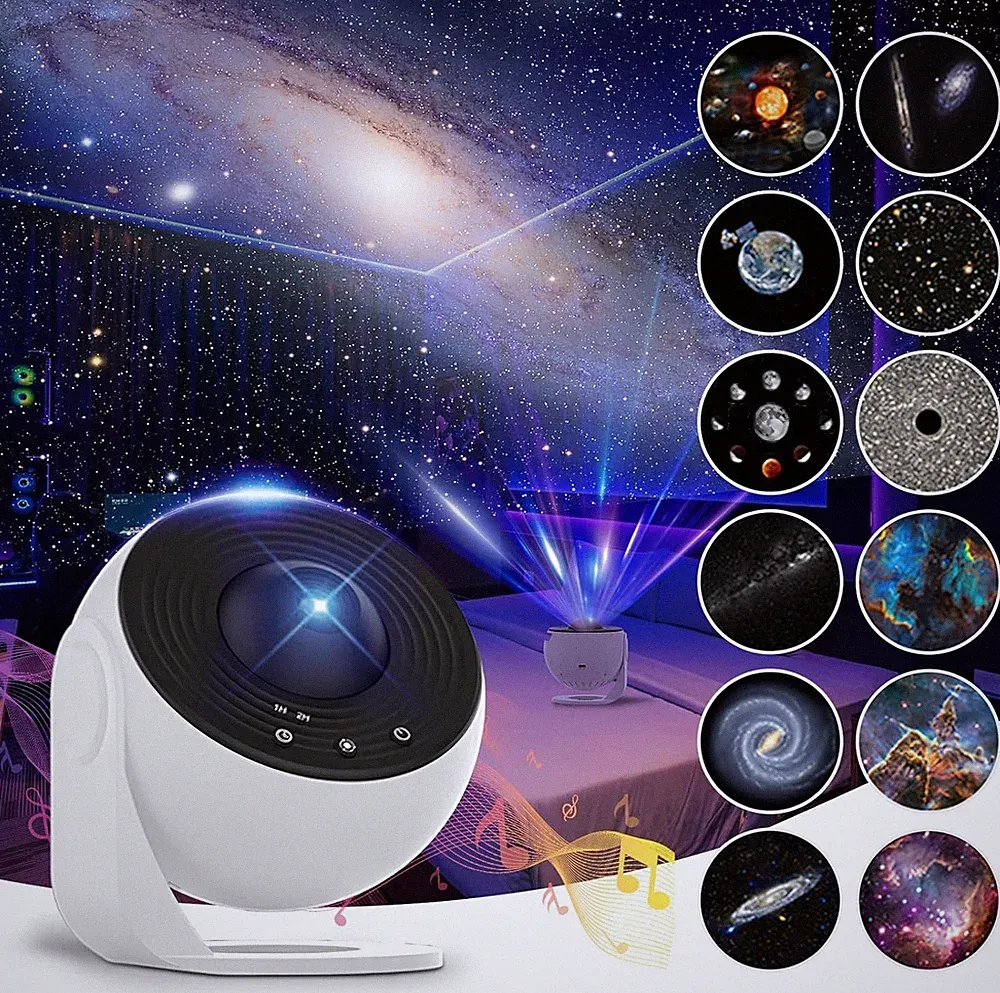 NEUE 12 in 1 Stern Nachtlicht Beamer/ 4K HD Sternenhimmel/ Galaxie Projektor