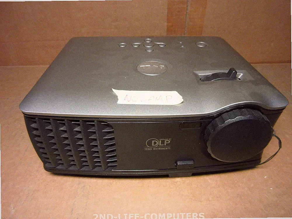 NO LAMP - DELL 1800MP NT1MY DLP Beamer Projector 2100 Lumen XGA NO REMOTE