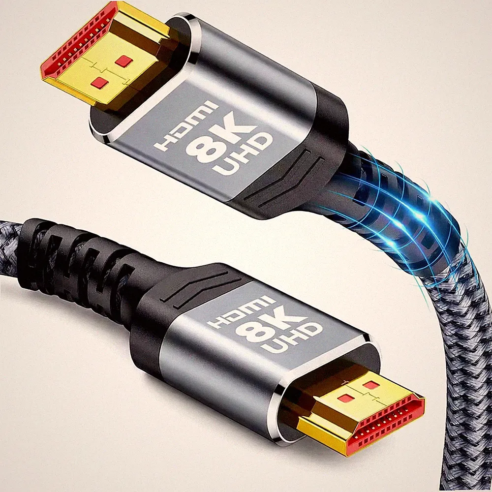 OMVO® HDMI 2.1 Kabel 8K 4K 120Hz 48Gbps Ultra High Speed eARC HDR PS5 PS4 1m 2m