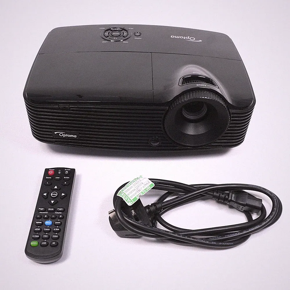 Optoma DS330 DAESNZGU Full 3D SVGA DLP HDMI Projektor mit Fernbedienung