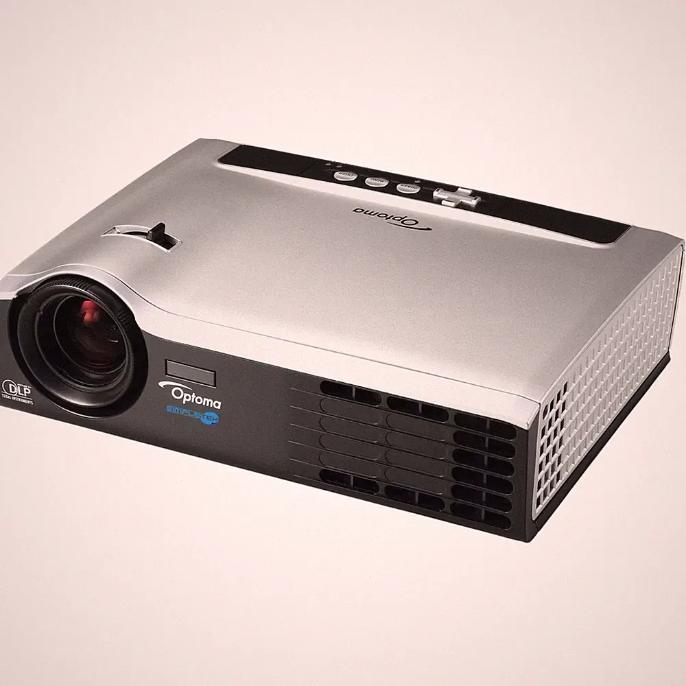 Optoma EP7150 Mini Tragbarer DLP Beamer VGA RCA S-Video USB 1500ANSI 4:3