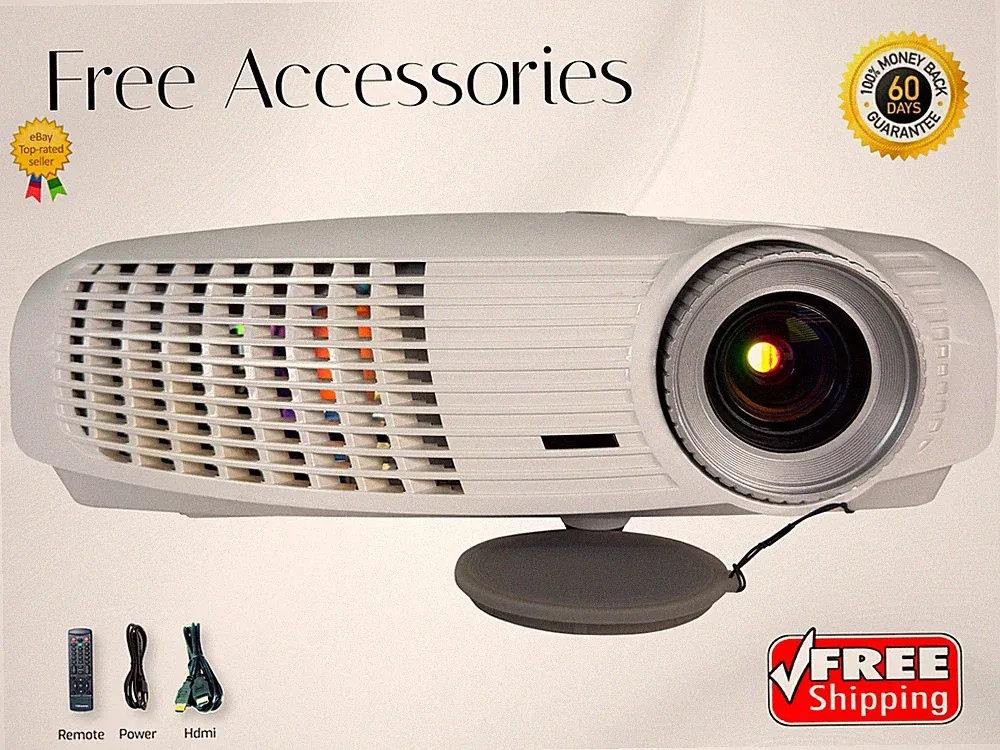 Optoma HD180 DLP Beamer Für Heimkino 1700 Lumen 1080p Set