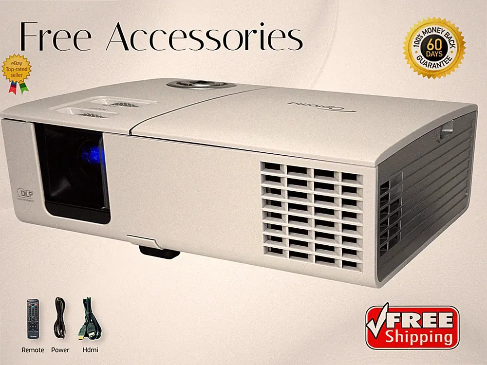 Optoma HD71 DLP Beamer 2400 ANSI Lumens 16:9 1280x720 4.000:1
