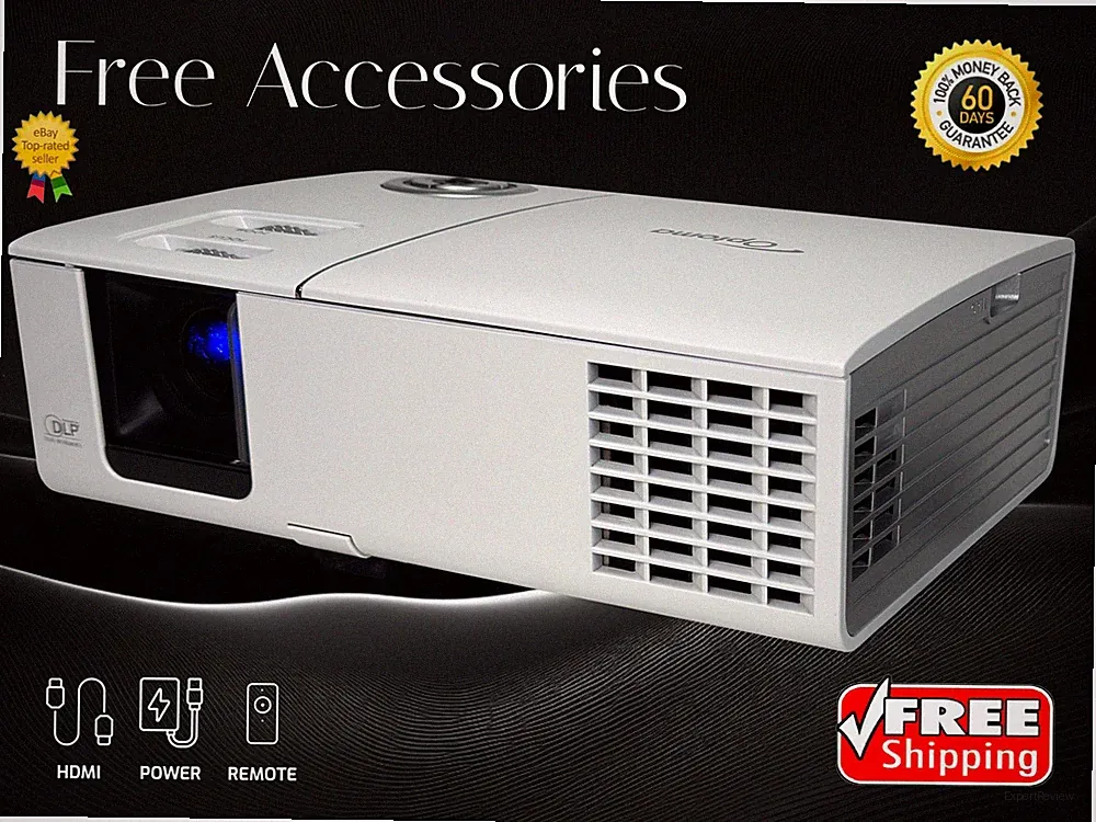 Optoma HD71 DLP Beamer Für Konferenz & Videomeetings 2400 Lumen 4K
