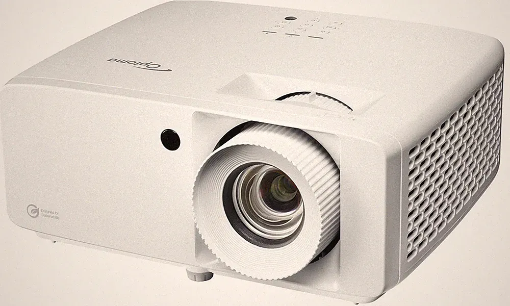 Optoma UHZ35 DLP 4K UHD Laser Heimkino Projektor 3500 Lumen HDMI/USB/LAN Weiß