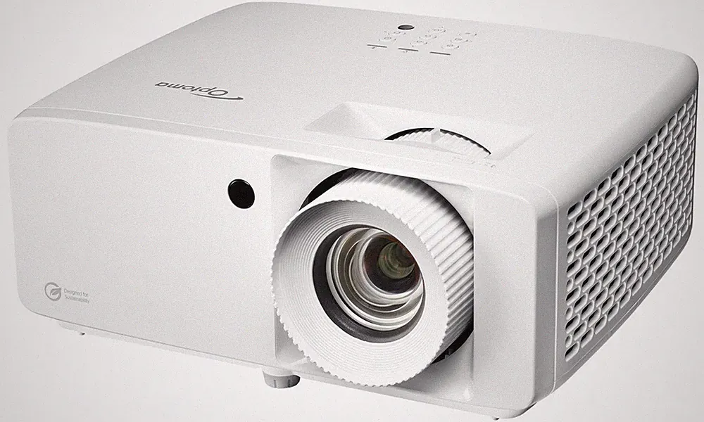 Optoma UHZ35 DLP 4K UHD Laser Heimkino Projektor 3500 Lumen HDMI/USB/LAN Weiß
