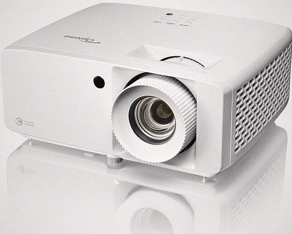 Optoma UHZ66 Weiss DLP-Projektor, 16:9 Bildformat, 4K Ultra HD, 4.000 ANSI-Lumen