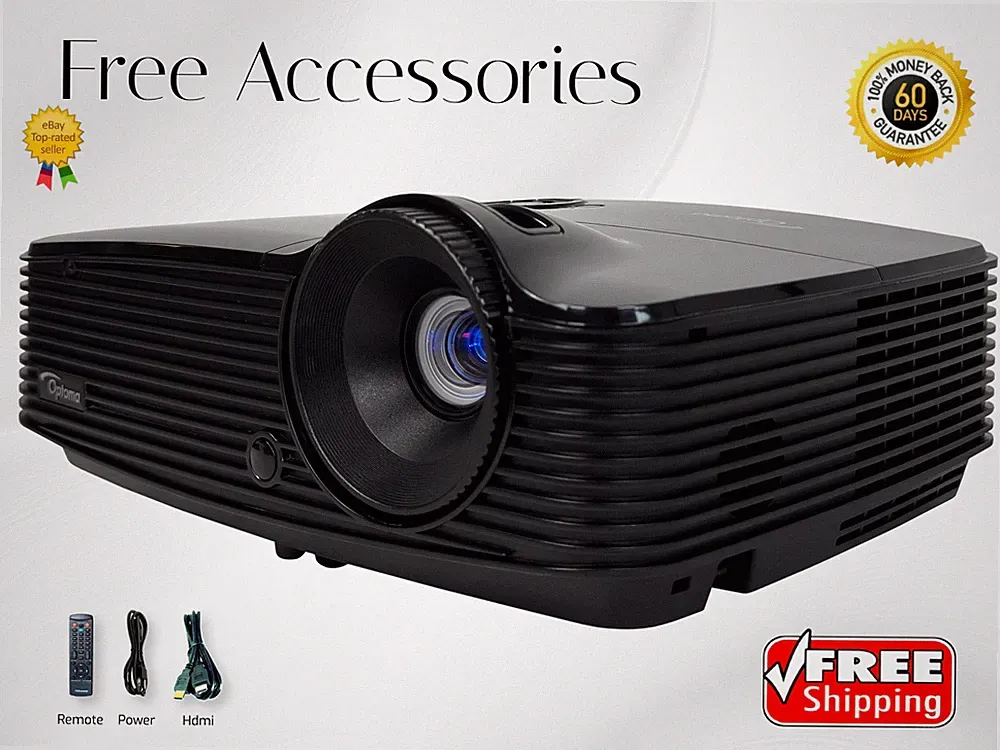 Optoma W313 DLP Beamer Lampenlebensdauer bis 10.000h 3200 Lumen Full HD 3D