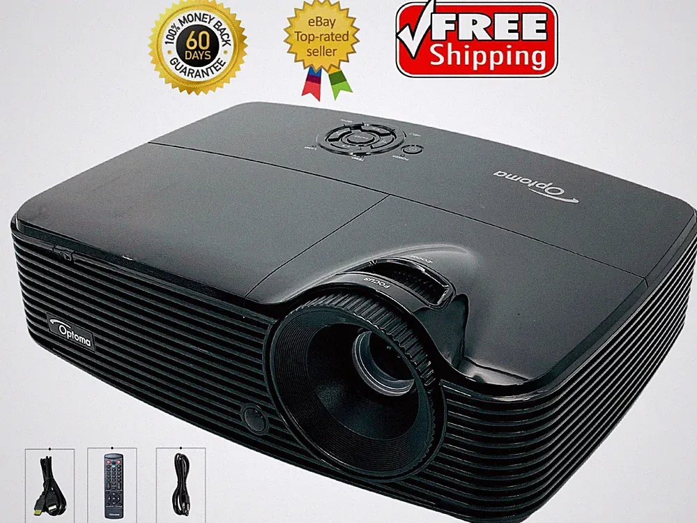 Optoma X313 Projektor DLP 3000 Ansi Heimkino 4k Full HD 3D W/Fernbedienung