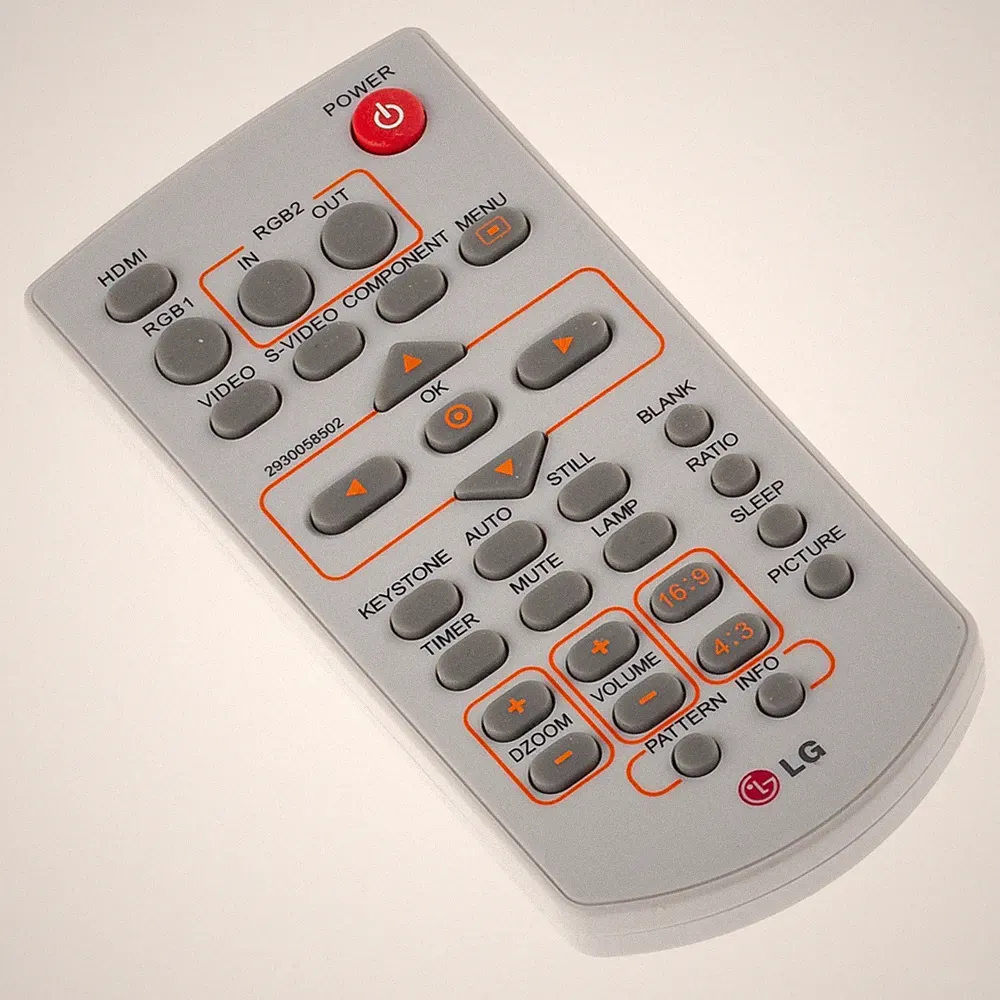 Original LG 2930058502 Fernbedienung für BD430 BD450 BX27C BX30C Beamer /geprüft