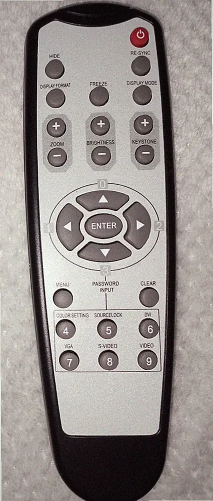 Originale Optoma SMR-201 Fernbedienung für Optoma Projektoren