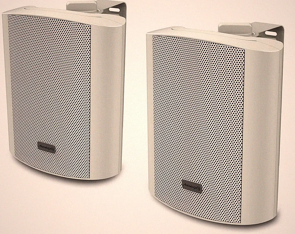 Pícolo PR52W Pareja Altavoces 100W Stereo Con Soporte Blancos