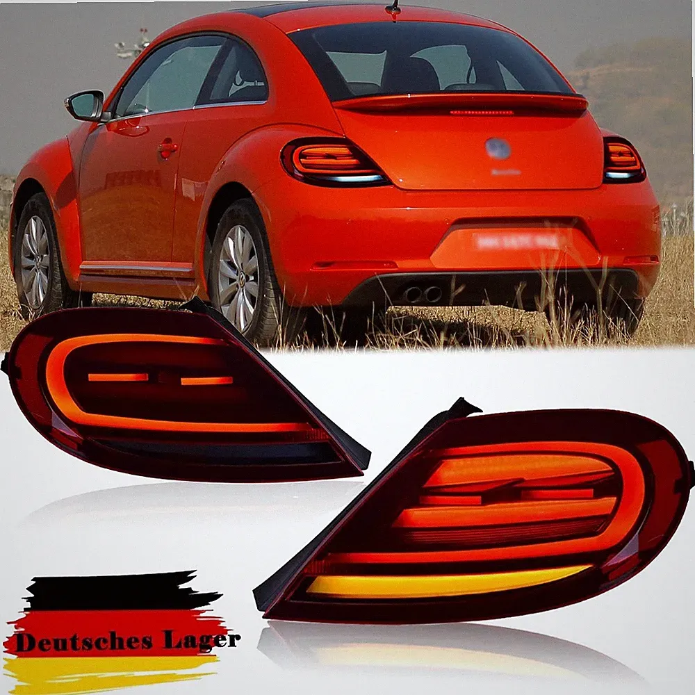 Paar LED Rückleuchten mit Sequentiellem Blinker Für Volkswagen Beetle 2013-2019