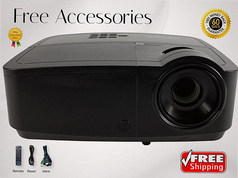PC 3D Bereit Projektor DLP für Fundraising Präsentationen 3000 Lumen 2160p HDMI