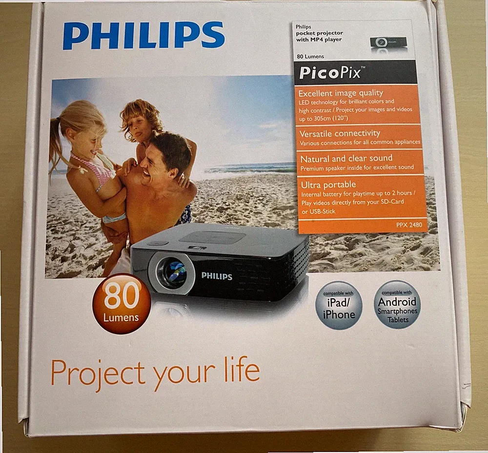 Philips Pico Pix 2480 pocket Beamer