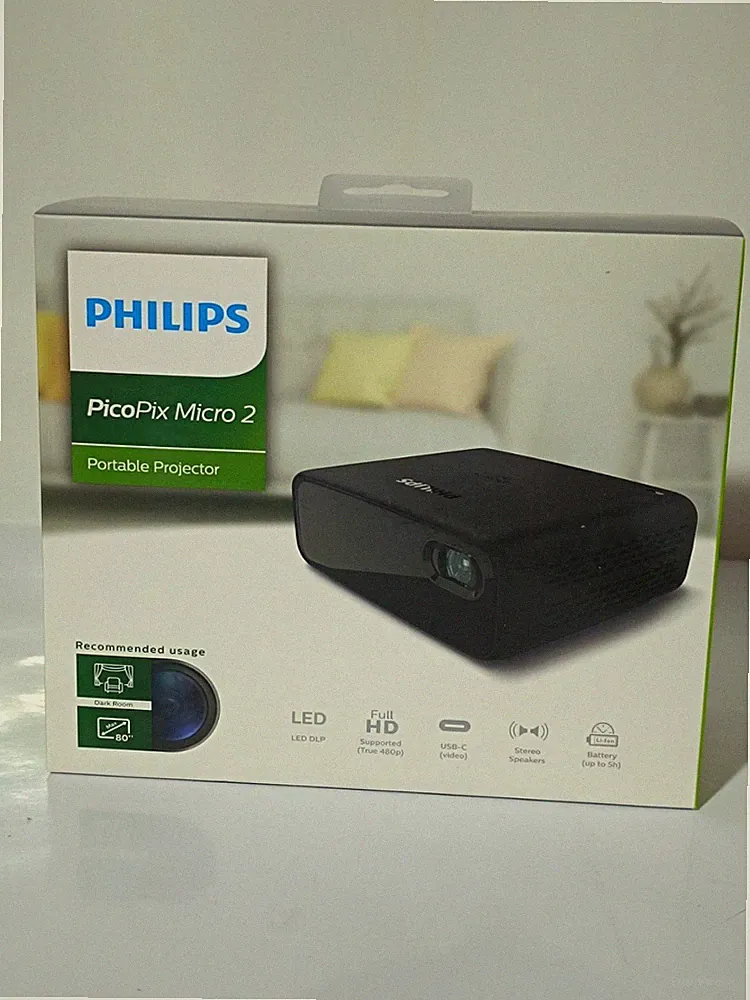 Philips PicoPix Micro 2 FHD 200 lm Projektor - Schwarz (PPX340/INT)_1,39_6