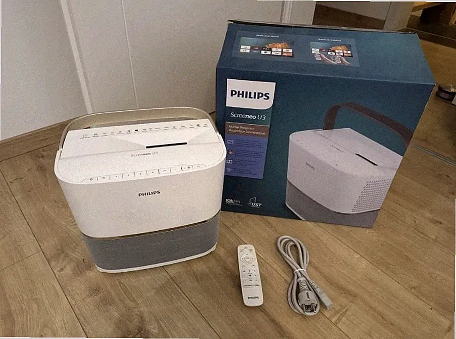 Philips Screeneo U3 Heimkino-Projektor, Weiß, HDP3550/EU