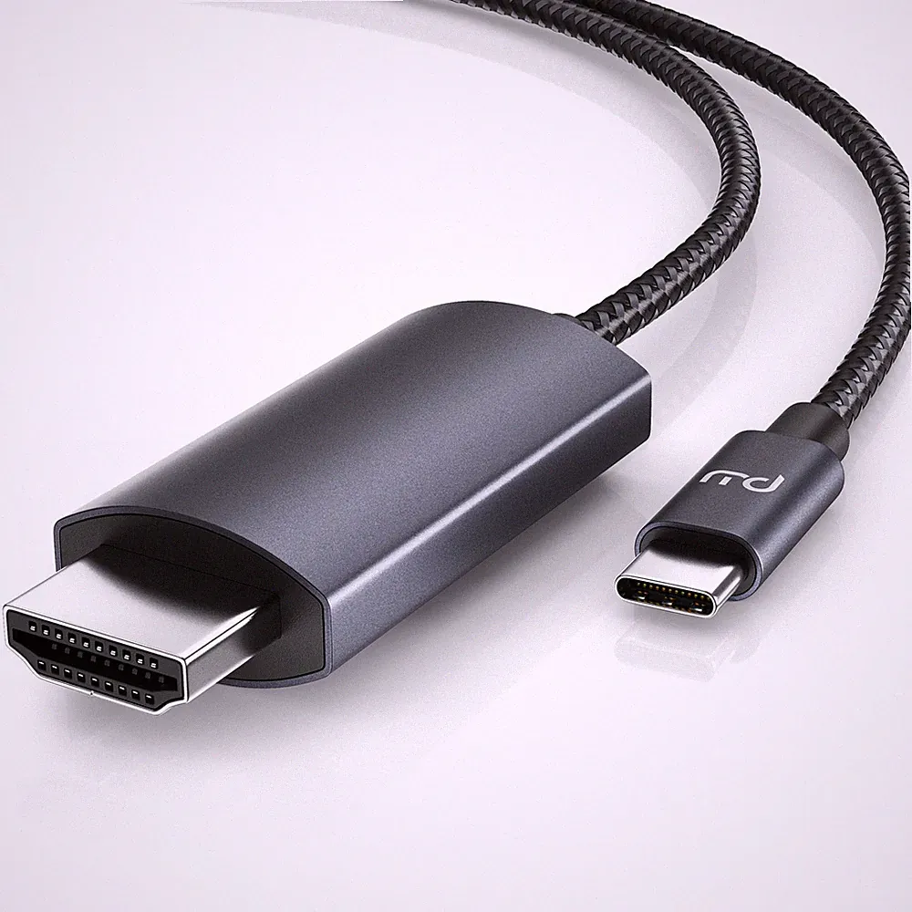 Primewire 2m USB Typ C zu HDMI Konverterkabel - 4K Kabel - UHD 3840x2160@60Hz 3D