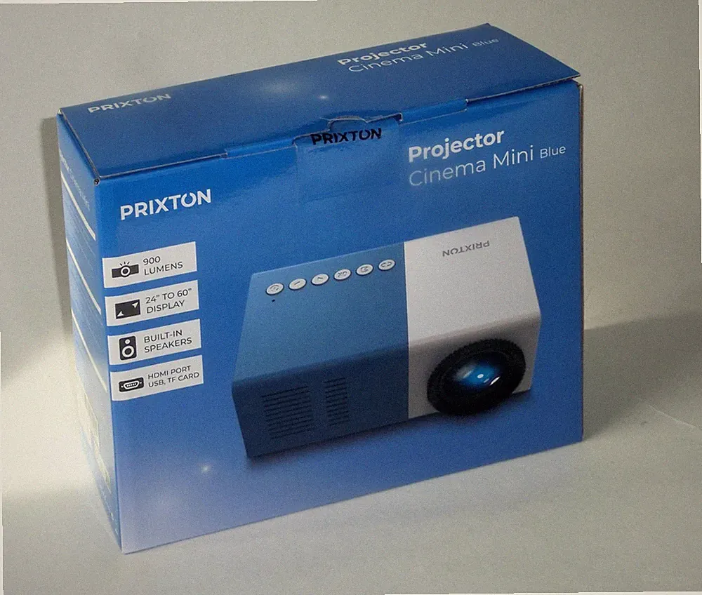 Prixton Cinema Mini Blue Projektor Beamer Projektor LED blau Miniblu