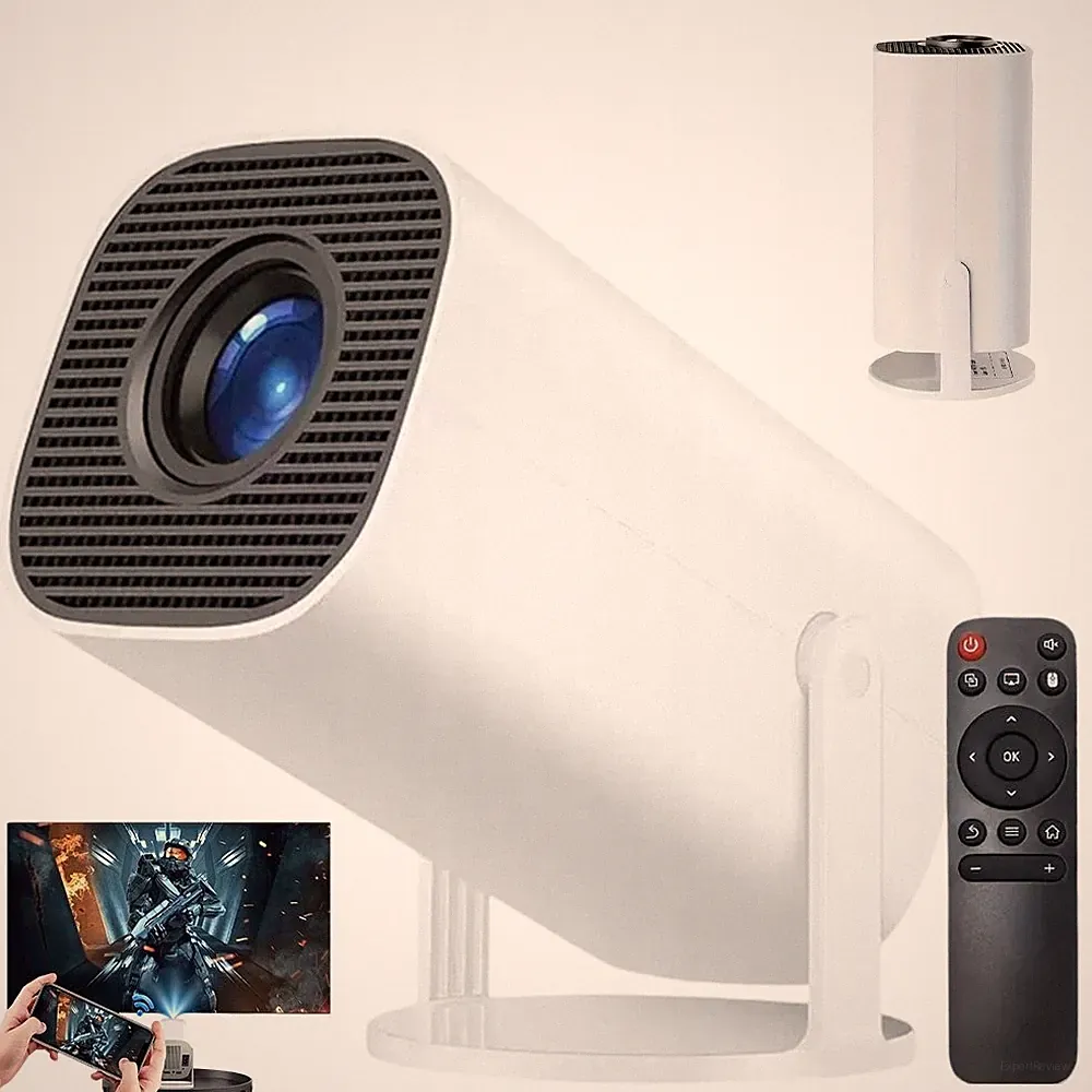 PRO Video Beamer 1080P Smart Projektor 5G WiFi LED Bluetooth Android Heimkino DE