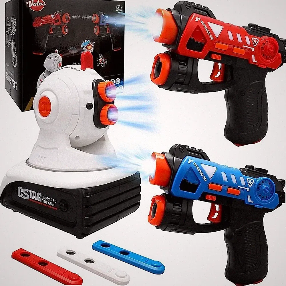 Projektor Ente UFO Jagd Tag Spiel Kinder Geschenke Spielzeug für Jungen Lasertag Infrarot