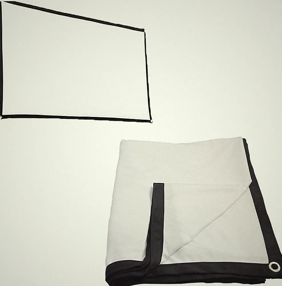 Projektor-Leinwand 132cm, tragbar, für Innen & Außen, 16/9 Polyester, Outdoor...