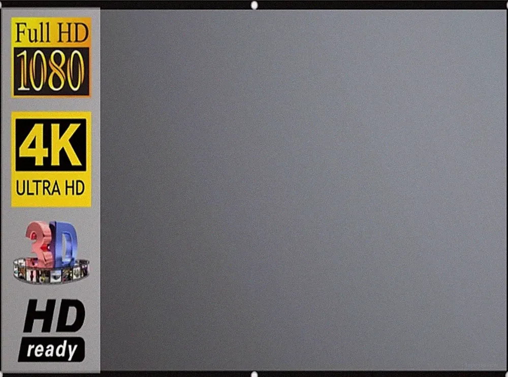 Projektor Leinwand 60/100/120 Zoll reflektierendes Heimkino Beamer Bildschirm