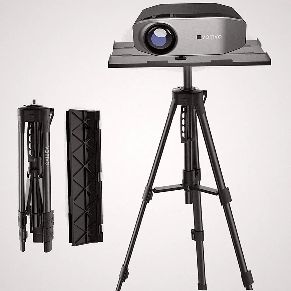 Projektorständer, Tragbarer Projektor-Tripod, Laptop-Ständer mit Tasche, Mult...