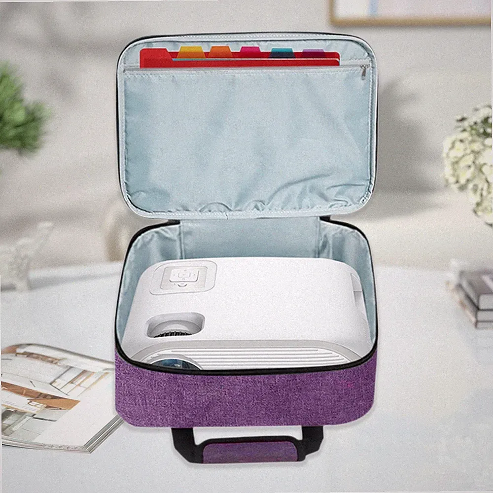 Projektortasche aus Polyester, großer verstellbarer Schultergurt mit