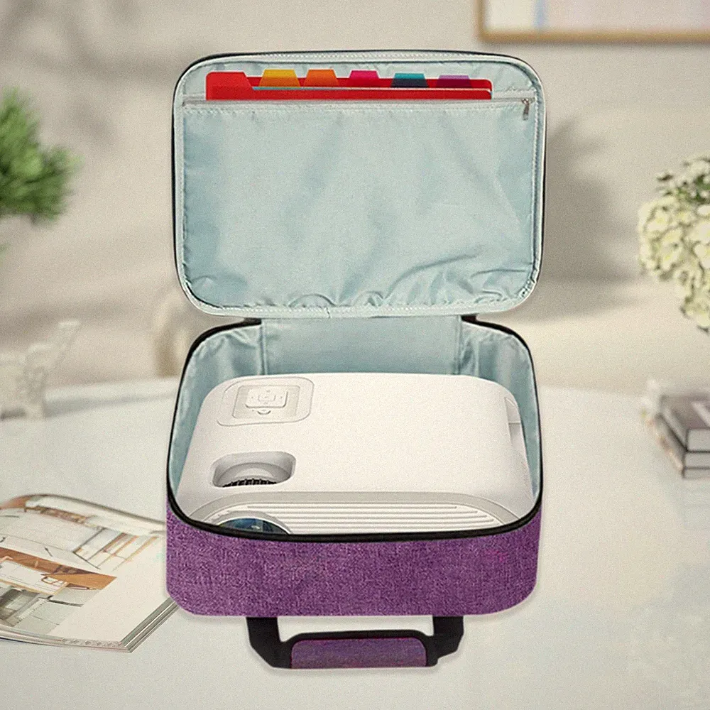 Projektortasche, tragbar, universell, mit Schultergurt, große Handtasche aus