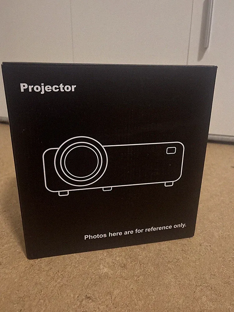 PURSHE Mini Beamer Full HD 1080P Outdoor Projektor Ohne Fernbedienung.
