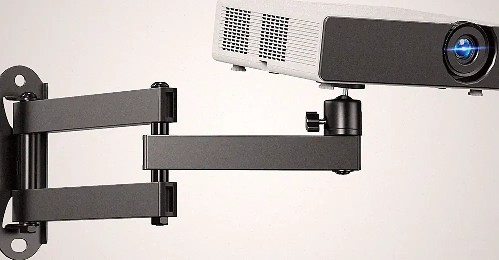 PUTORSEN Universal Beamer Wandhalterung 360° Drehbar für 1/4 Zoll Heimkino