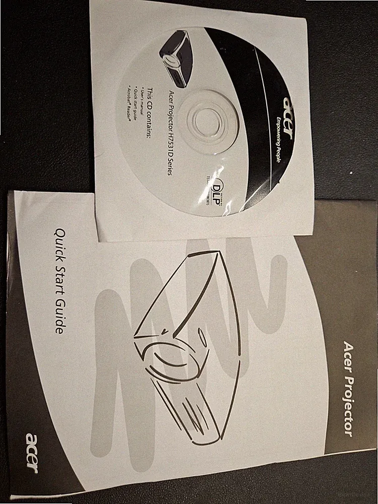 R33: Acer H7531d Bedienungsanleitung + CD