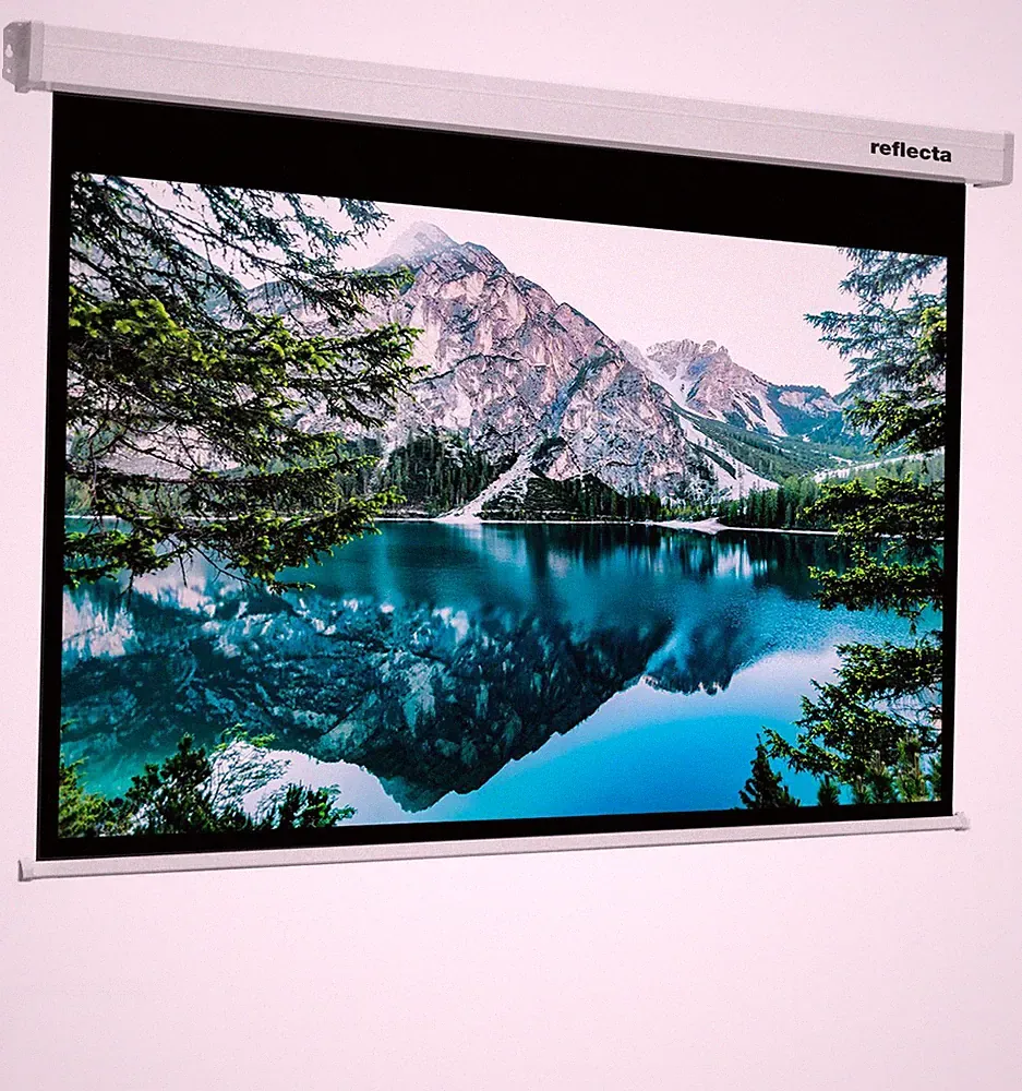 Reflecta CrystalLine Heimkino Beamer Rolloleinwand 240 x 180 cm 4:3 16:9 3D 4K