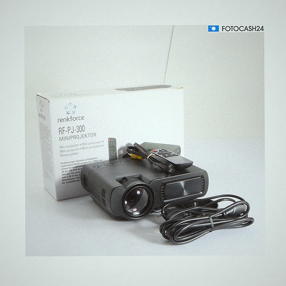 Renkforce RF-PJ-300 LCD Beamer Projektor 3200 Lumen 2000:1... + Defekt (291800)