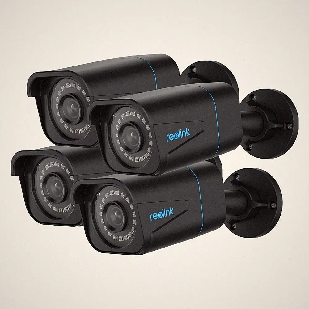 Reolink 4K Schwarz Smarte PoE Überwachungskamera Aussen IR Nachtsicht Outdoor