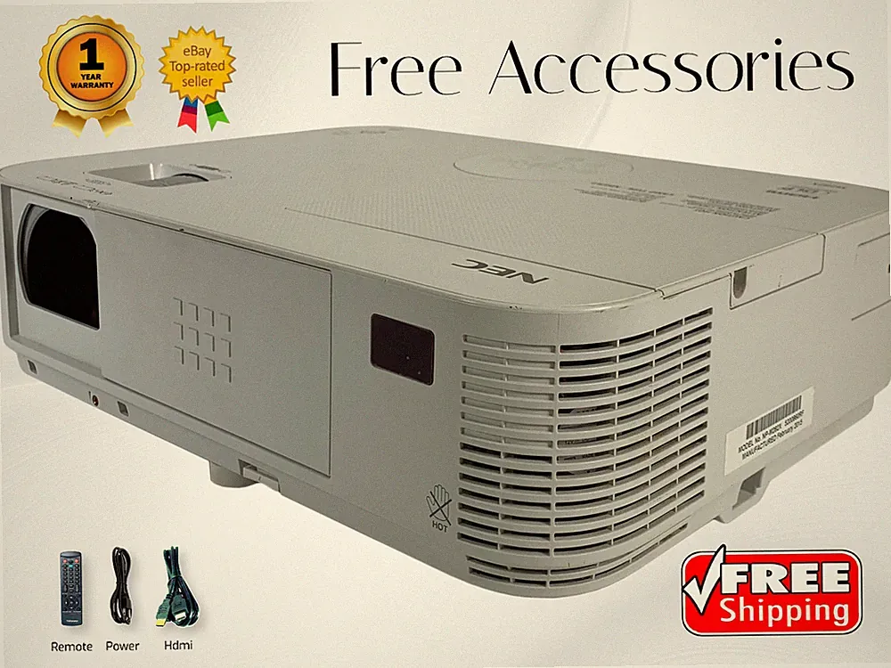 Runderneuert NEC NP-M282X 3LCD Projektor 4K 2800 Ansi Haltbar Lampe bis Zu