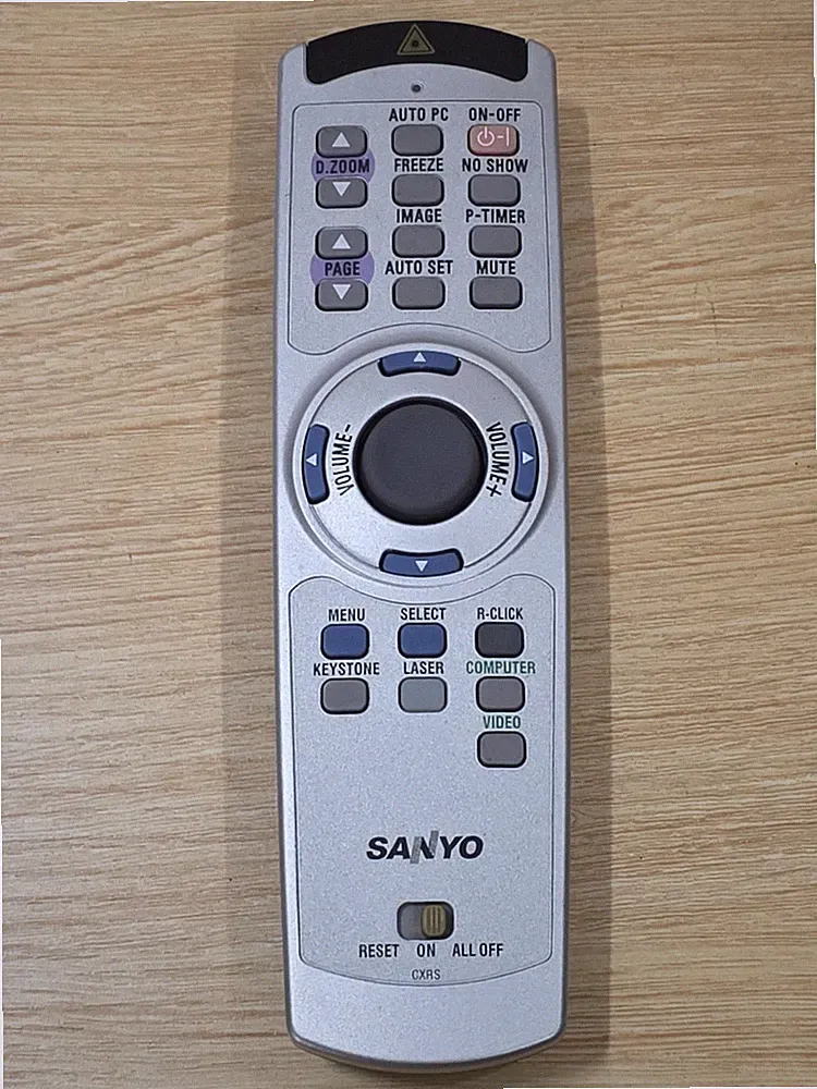 Sanyo CXRS Fernbedienung mit Laserpointer für Beamer ua PLC-SU51 und Kompatible