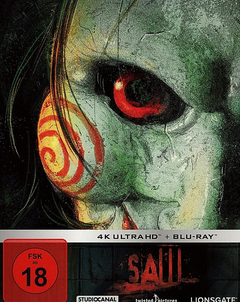 SAW - Uncut 4K Ultra HD + Blu-ray / Limited Steelbook # UHD+BLU-RAY-NEU