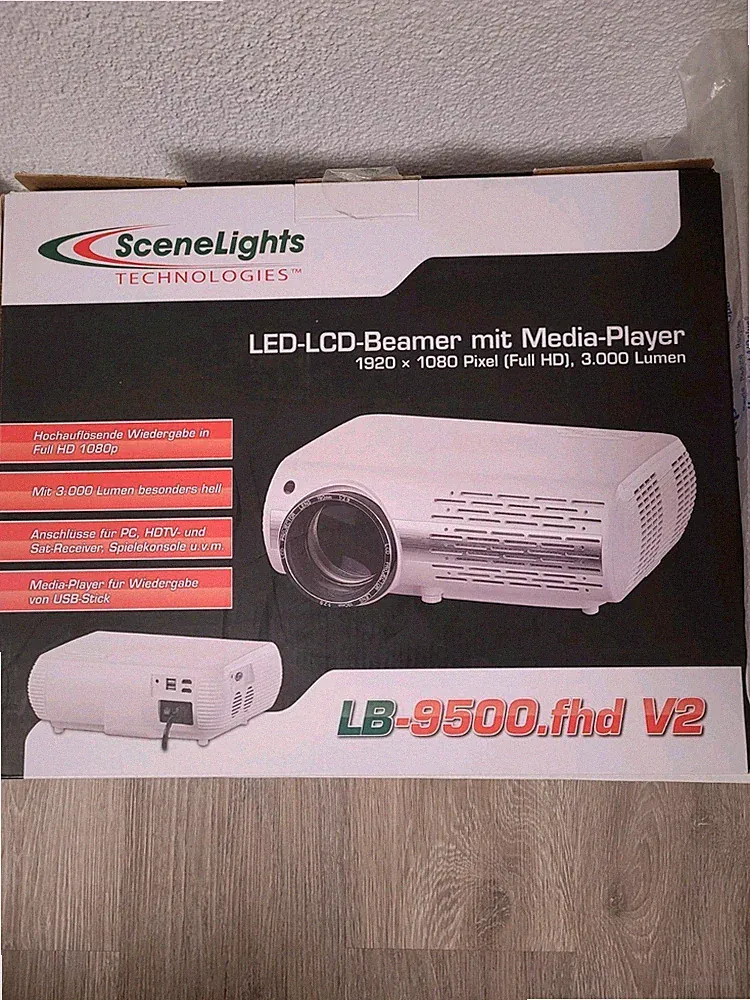 Scenelights LED-LCD-Beamer LB.9500.fhd V2
