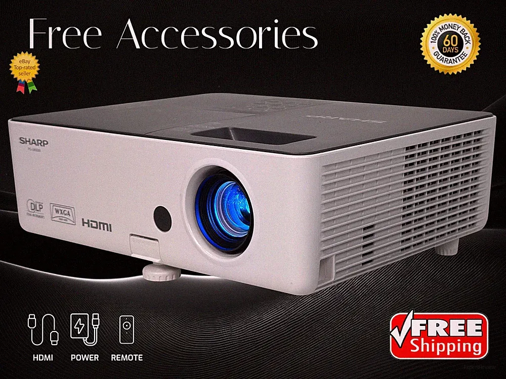 Sharp PG-LW3000 DLP Beamer Für Bildung 3000 ANSI Lumen WXGA 4K 3D-ready