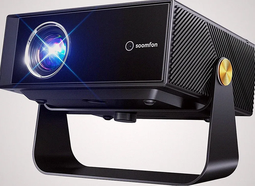 Smart Beamer 4K-Unterstützung mit WiFi Bluetooth Autofokus Trapezkorrektur