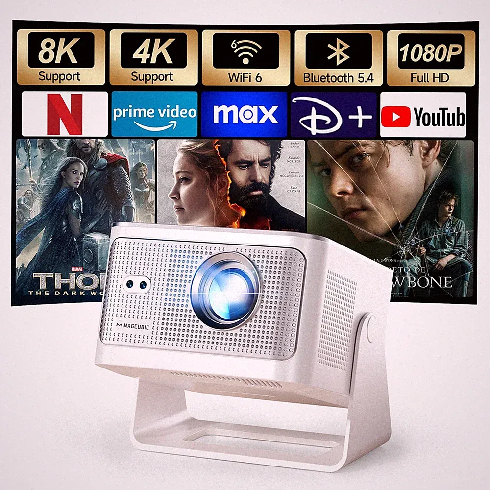 Smart Beamer HY350MAX 4K 8K 1080P Android 14 WiFi
