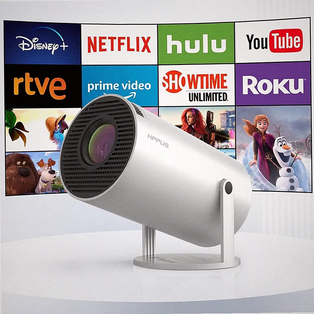 Smart Projektor Mini Heimkino Beamer Handy Hochauflösend Heimprojektor