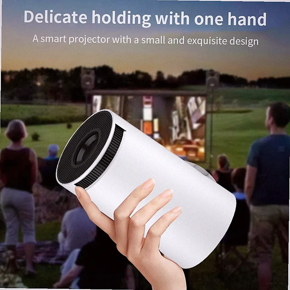 Smart-Projektor, Taschenprojektor für drinnen und draußen, Heimkino