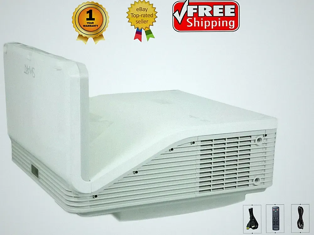 SMART UF70 Projektor DLP Hell Ultra Überwurf Kurz HDMI HD 4K Lan W / Paket