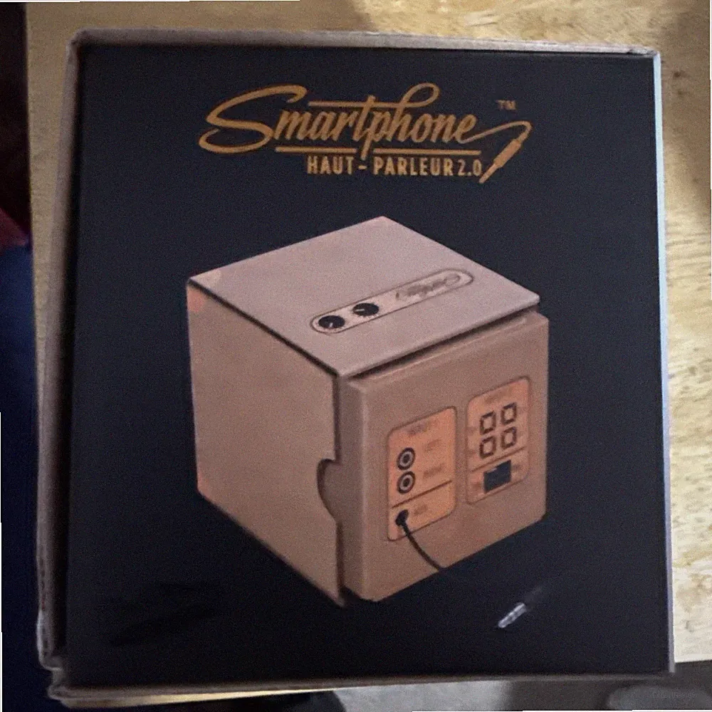 Smartphone Lautsprecher Box, AUX kompatibel, kabelgebunden für iPhone/Android und mehr