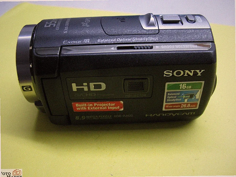 Sony Camcorder Handycam HDR-PJ420 Built-in Projector / für Reparatur-Werkstatt
