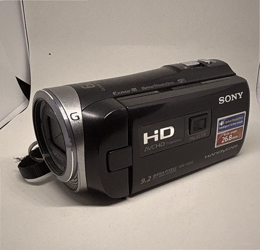 Sony Handycam HDR-PJ330 Camcorder schwarz mit Projektor, 30x Zoom, 2,7"