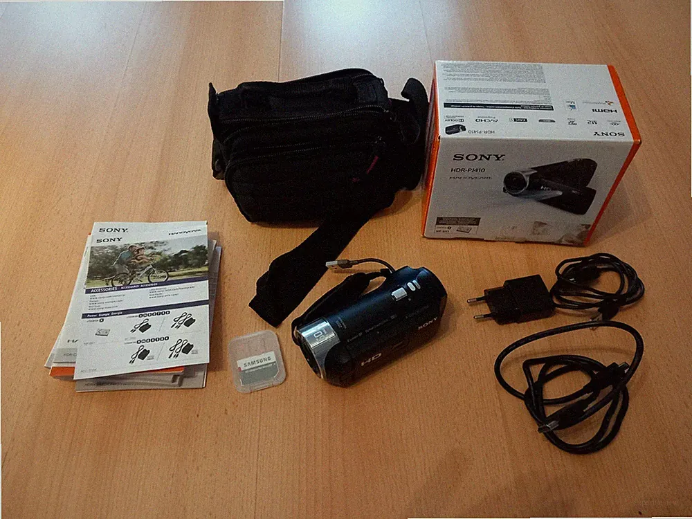 Sony HDR PJ410 Handycam Full HD mit Integriertem Projektor